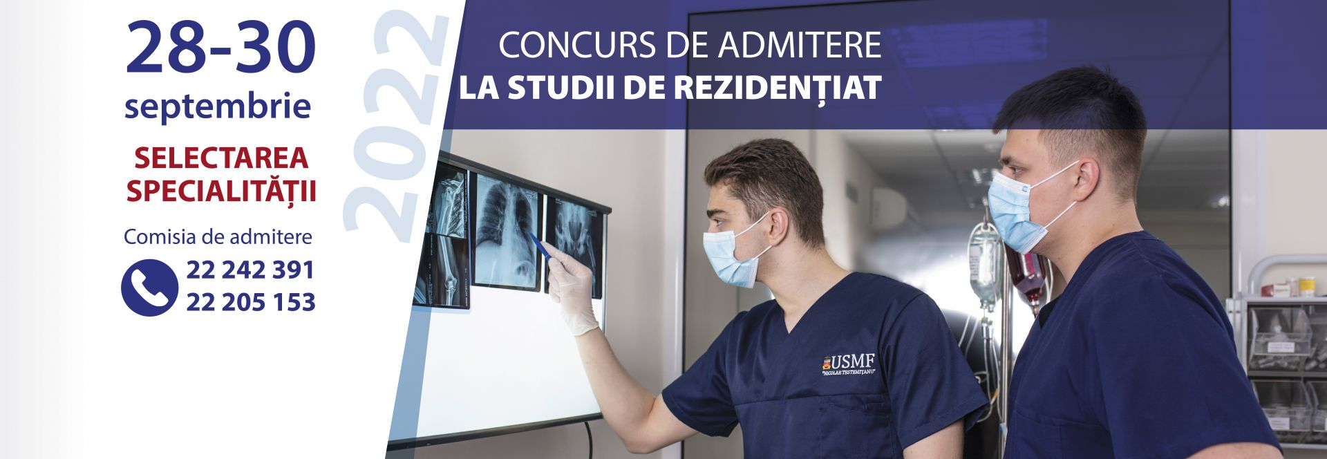 CALENDARUL ADMITERII rezidențiat